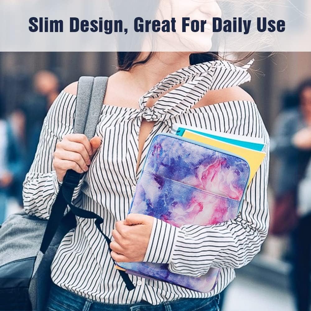 TiMOVO 9-11" Tablet Sleeve Bag for iPad 11-inch A16 2025, iPad 10.9"/10.2"| Air 11 Inch/5th/4th Gen. 10.9", Galaxy Tab A9+/A11Plus 11", Protective Bag Fit Smart Keyboard, Dusty Blue