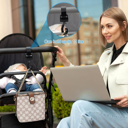 Accmor Stroller Cup Holder, Universal Cup Holder for Uppababy, Nuna, Doona Strollers, 360 ° Rotatable Bottle Holder for Stroller, Wheelchair, Walker