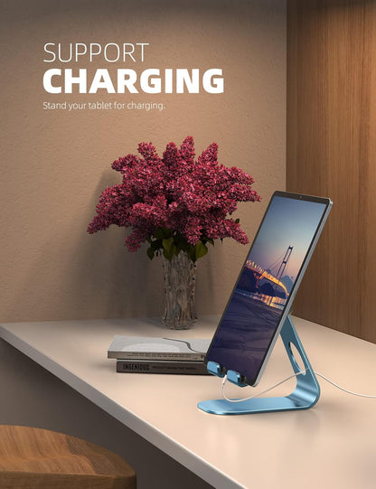 Lamicall S1 Tablet Stand, Adjustable Tablet Holder - Desktop Stand Dock Holder for 4-13" Tablet, iPad Pro 11, 9.7, 10.5, 12.9 Air Mini, Kindle, Tab, Switch, Viral Podcast Video Office Desk Accessories