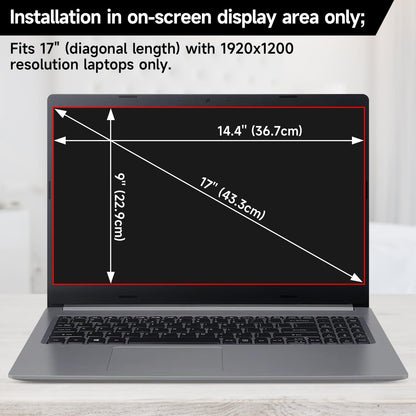 16 Inch 16:10 Laptop Privacy Screen Filter, Anti Blue Light Glare & Anti Scratch Computer Privacy Shield for 16" with 1920x1200 Aspect Ratio Laptop