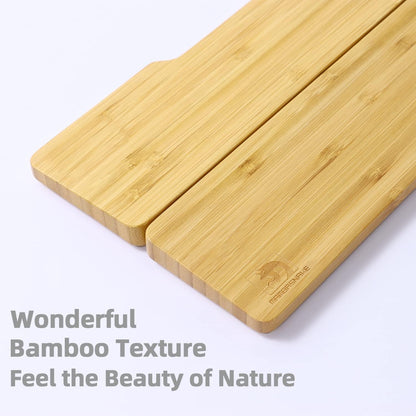 Bamboo Keyboard Wrist Rest for Computer Keyboard, Ergonomic Mechanical Keyboard Wrist Rest, Hard Wrist Rest for Pain Relief, Anti-Slip Keyboard Rest Pad for Laptop/PC Gaming/Mac (68-Key)