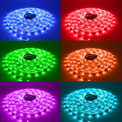 DAYBETTER Led Strip Lights 32.8ft Kit with Remote and Power Supply Color Changing