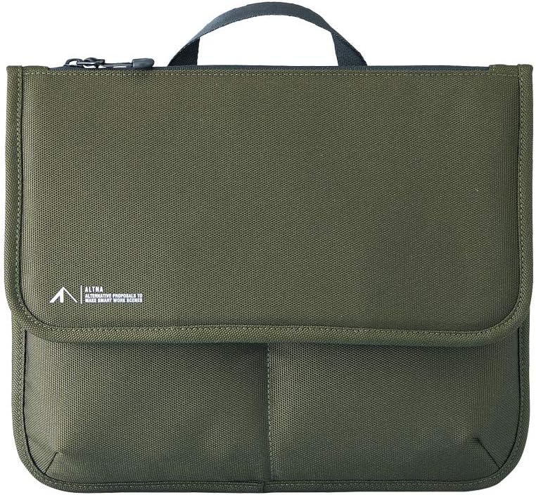 LIHIT LAB Tablet Sleeve with Pockets, 11.5 x 1 x 9.5, Black (A7767-24)