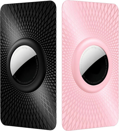 for Airtag Wallet Holder 2 Pack,Ultra Thin Card Holder Compatible with Apple Airtag Case for Purse, Handbag, Backpack Wallet, Clutch Bag