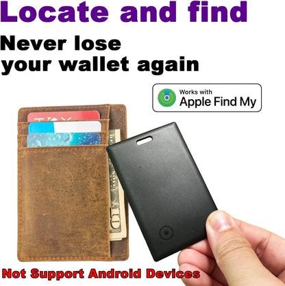 Wallet Tracker Card for Android – Google Find Hub Compatible GPS Tracking Card, Ultra-Thin Smart Card Tracker Fits Any Wallet, No Subscription Required(Android Wallet Tracker)