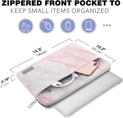 MoKo 9-11 Inch Tablet Sleeve Bag Carrying Case Fits iPad Pro 11 M5/Air M3, iPad A16 2025, i-Pad 10th 10.9, i-Pad 9/8/7th Gen 10.2, iPadAir 5/4th 10.9, Tab S8 11"/Tab A 10.1,Cloudy Pink