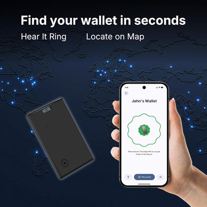 Wallet Tracker Card for Android – Google Find Hub Compatible GPS Tracking Card, Ultra-Thin Smart Card Tracker Fits Any Wallet, No Subscription Required(Android Wallet Tracker)