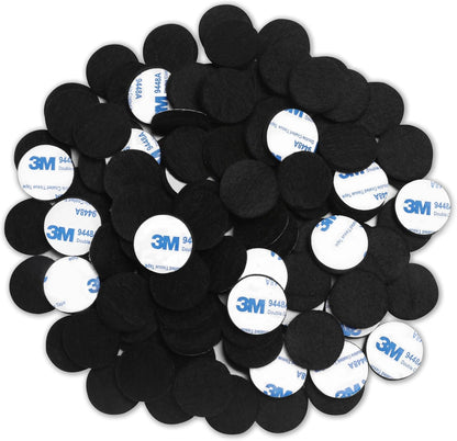 Felt Furniture Pads, Non Slip Self Adhesive Cuttable Felt Tape Black Heavy Duty Felts Strip Roll for Protecting Hardwood Floors Chair Wall Protector (40 x 5 x 0.12 Inch)