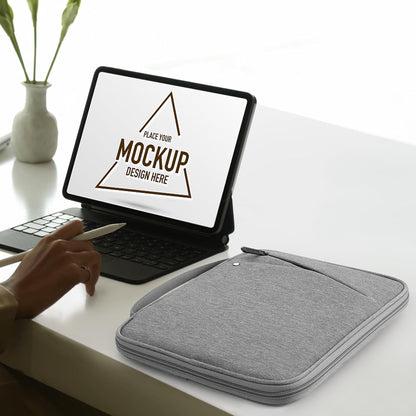 MoKo 9-11 Inch Tablet Sleeve Carrying Case with Handle, Padded Protective Travel Bag for New 11-inch iPad Air 4 2026/Pro M5/ A16, iPad 10th/Air 5/4th 10.9, i-Pad 9/8th 10.2,Tab S9/S8 11, Black