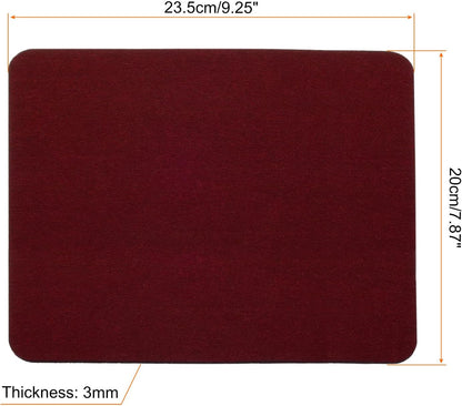 PATIKIL 9"x8" Mouse Pad, Felt Dual Side Soft Desk Pad Writing Mat for Office Home, Light Gray