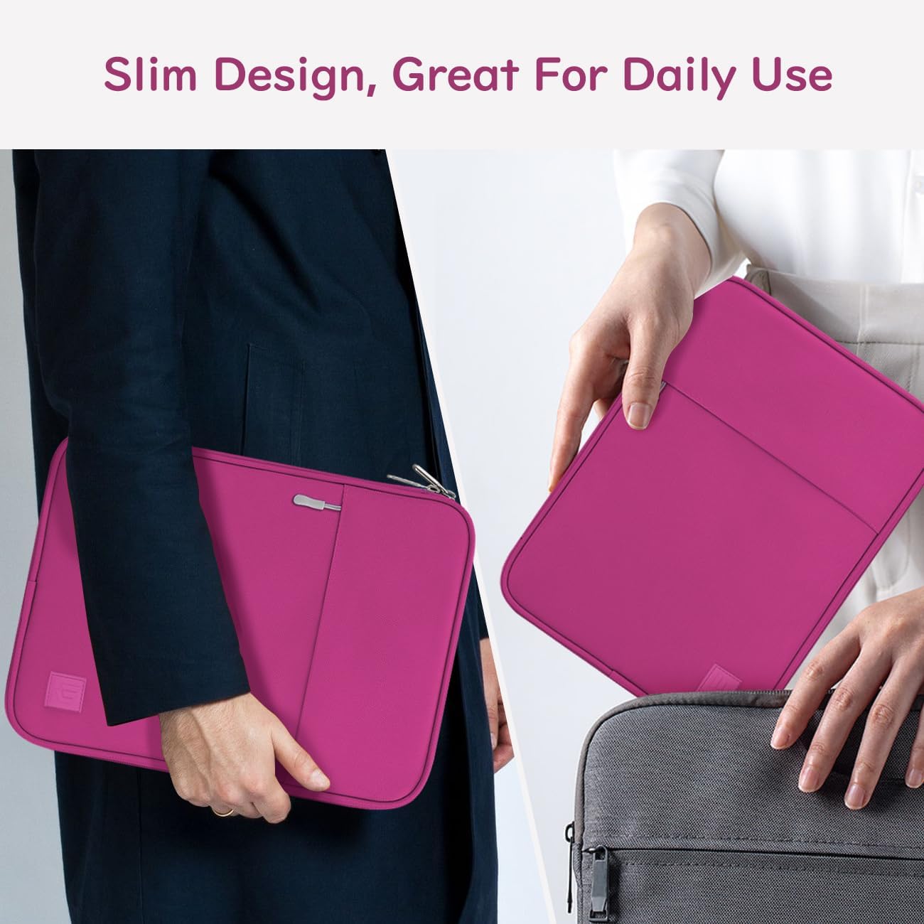 Dadanism 9-11 Inch Tablet Sleeve Padded Carrying Case for iPad (A16) 11th Gen 11", iPad 10th Gen 10.9", iPad Air M4/Pro M5 11", iPad Air 5/4, iPad 9/8/7th Gen, Galaxy Tab A11+ Plus 11", Blue