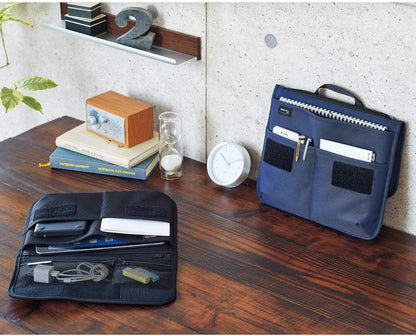 LIHIT LAB Tablet Sleeve with Pockets, 11.5 x 1 x 9.5, Black (A7767-24)