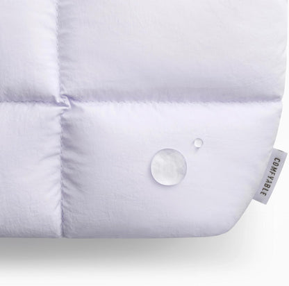 Comfyable Puffy Electronics Organizer Travel Case, Cute Tech Pouch for Women Men, Cable Storage Bag for Charger, Phone, Power Bank, Cord, Compact Tech Accessories Pouch, Rice