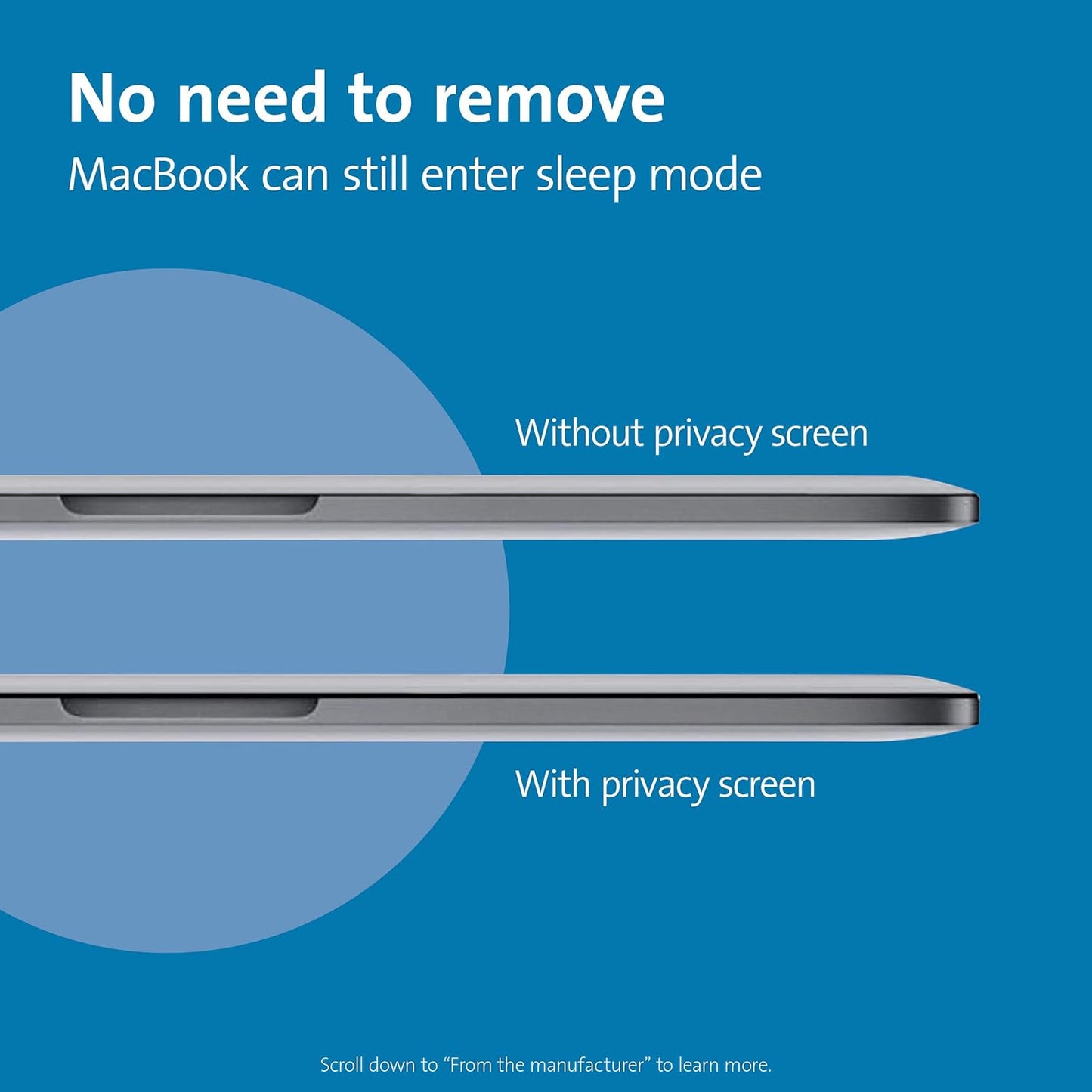 Kensington MagPro™ Magnetic Laptop Privacy Screen 14 inch, Removable 16:9 Laptop Privacy Filter, Anti-Glare, Blue Ray Reduction, Dell Latitude 5420, HP Elitebook 840 G6-G8, Lenovo, Asus (K58352WW)