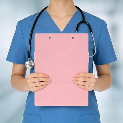 Nursing Clipboard Foldable with Medical Edition Cheat Sheets, 3 Layers Aluminum Foldable Clipboard for Nursing, Notepad for Students, Nursing School Essentials (Black)