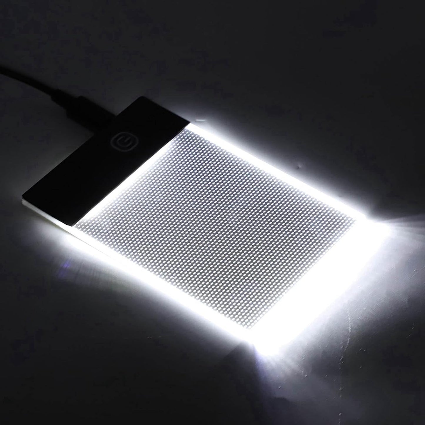 Respicefinem LED Light Board Mini A6 Tracing Light Table Portable Tracing LED Copy Board Light Box Drawing Pad Artcraft Trace Light Pad Copy Boxes for Drawing Sketching USB Cable