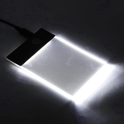Tiiyee LED Light Board, A6 Tracing Light Box Small Copy Board Tracer Pad Slim Portable Flip Book Dimmable Artcraft Trace Light Pad Tablet for Drawing Painting Sketching Animation Streaming USB Powered