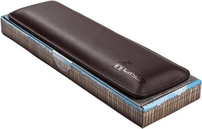 Bailey Compact by Castle - Wrist Rest for Keyboards with Around 61 Keys - Leather Ergonomic Computer Extra Firm Keyboard Wrist Support for Typists, Gaming, Heavy Office Use (Stone, Compact Size)