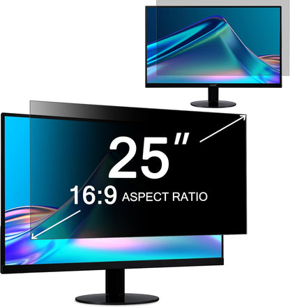 ZOEGAA 14 Inch Laptop Privacy Screen Filter, for 16:10 Widescreen Monitors -Dell HP Acer Samsung Lenovo ASUS Toshiba, Removable Privacy Screen Anti-Peeping, Anti Blue Light Blocking and Anti Glare