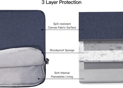 17 17.3 inch Laptop Sleeve Case for HP 17.3 inch Laptop/HP Envy 17 / Pavilion 17, Dell Inspiron 17, Lenovo Ideapad 17.3, ASUS Vivobook 17, 17-in Water-Resistant Computer Notebook Bag