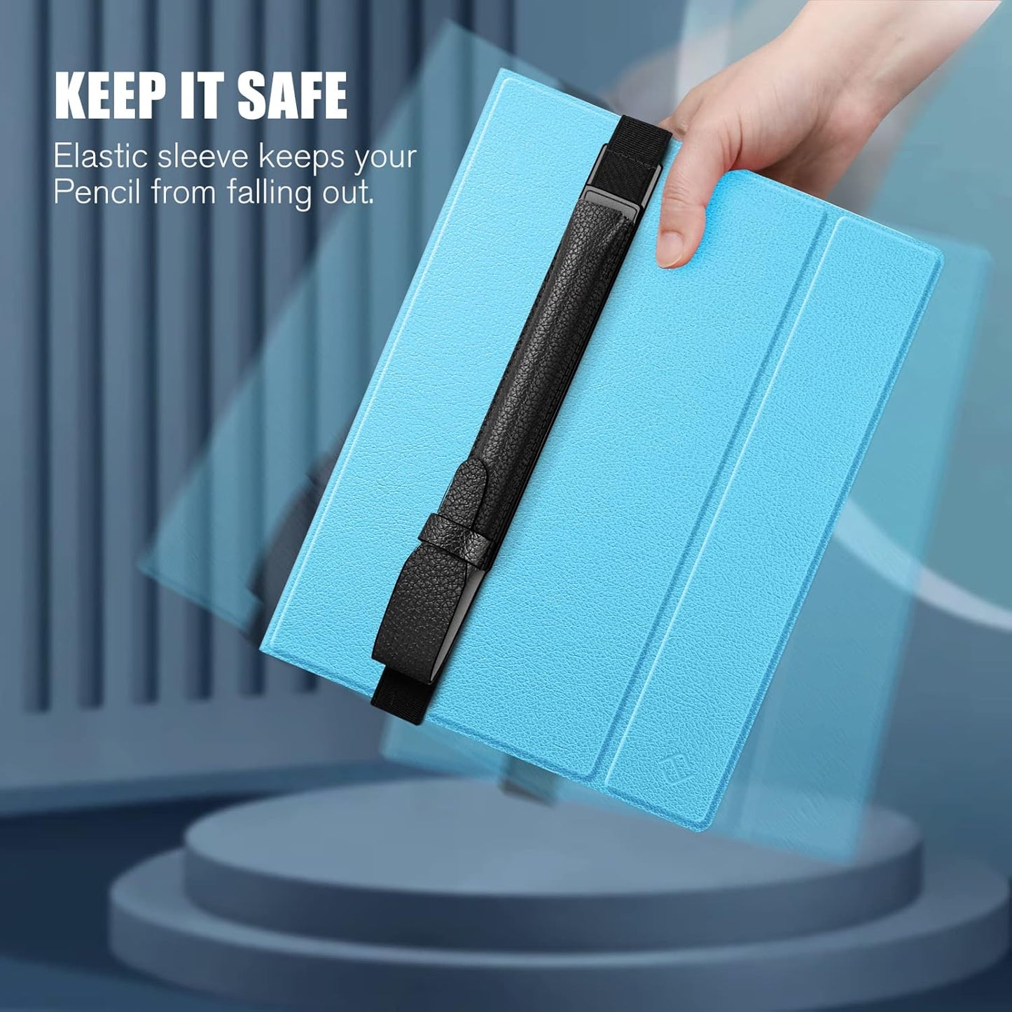 Fintie Pencil Holder Compatible with Remarkable 2, Stylus Pouch PU Leather Pen Sleeve Portable Elastic Pencil Case Cover for Remarkable 2/BOOX/Scribe Stylus Pen
