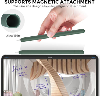 AhaStyle Silicone Case for Apple Pencil (USB-C) 2023 Ultra Thin Proteative Cover Skin Apple Pencil Sleeve Anti-Slip Grip Compatible with Apple Pencil USB C (Lavender)