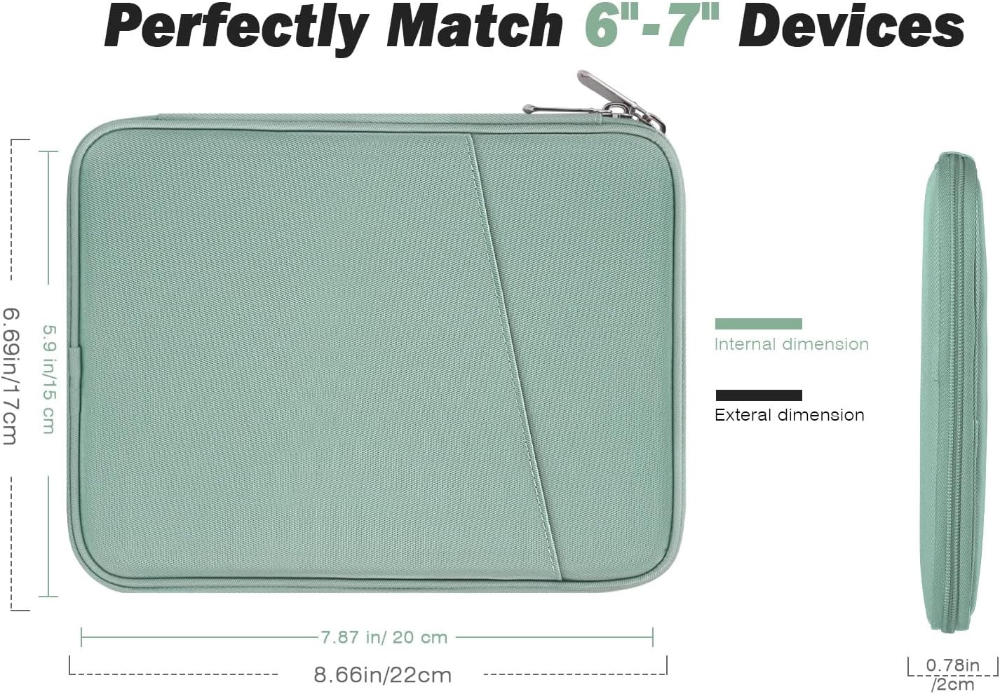 MoKo 9-11 Inch Tablet Sleeve Case, Fits New 11inch iPad Air M4/Pro M5, iPad A16 11", i-Pad 10/9/8/7th/Air 5/4th 10.9"/10.2", Tab S9/S8 11", Protective Bag Carrying Case with Pocket, Dark Gray
