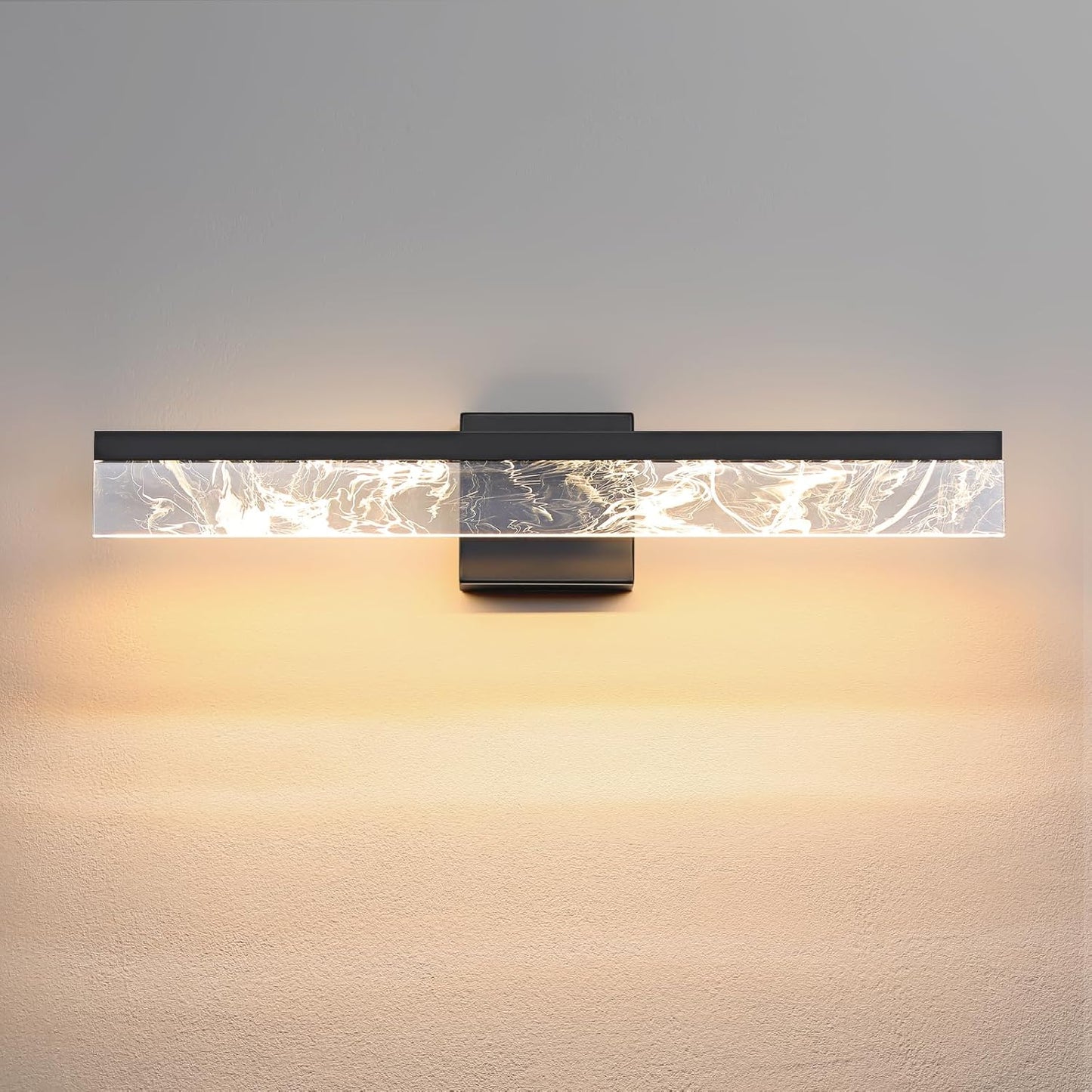 AIJIASI 39-Inch Brushed Gold Vanity Light Fixture, 28W Dimmable LED Modern Light Bar for Bathroom Mirror, Restroom, Bedroom (3000K)