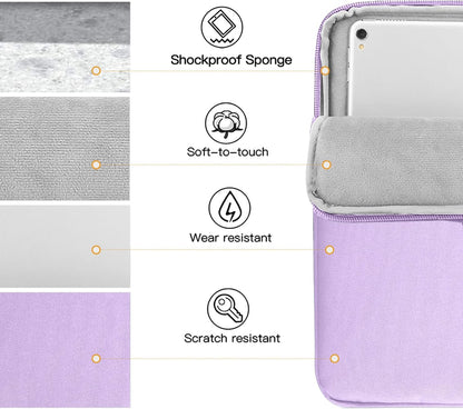 TiMOVO 9-11" Tablet Sleeve Bag for iPad 11-inch A16 2025, iPad 10.9"/10.2"| Air 11 Inch/5th/4th Gen. 10.9", Galaxy Tab A9+/A11Plus 11", Protective Bag Fit Smart Keyboard, Dusty Blue