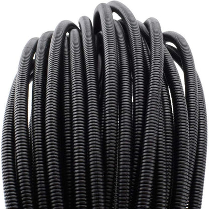 ZhiYo 100 FT 1/4” Wire Loom Split Tubing Auto Wire Conduit Flexible Cover