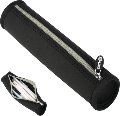 Cosmos Black Color EVA Hard Shell Stylus Pen Pencil Case Holder Compatible with Apple Pencil, Wacom Stylus Executive Fountain Pen, Ballpoint Pen, Stylus Touch Pen