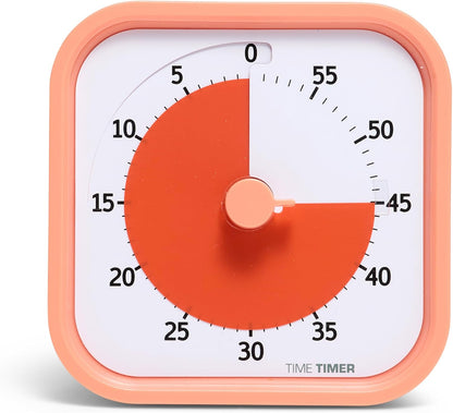 Time Timer MOD 60-Minute Visual Timer, Home Edition, Silent Operation, Study Tool for Homeschool and Office Use (Lake Day Blue)