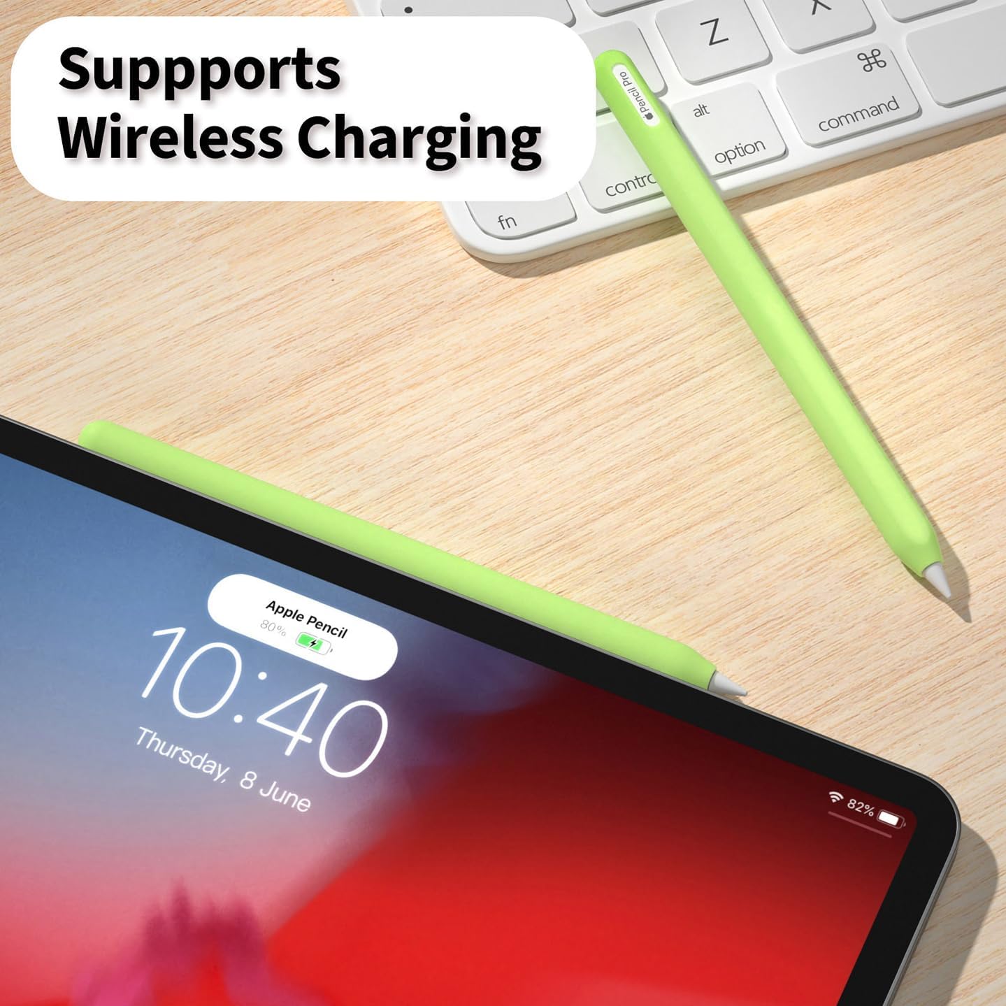 Ultra Thin Protective Pencil Cover for Apple Pencil Pro &Apple Pencil 2nd Gen Silicone Case Sleeve Compatible with Apple Pencil Pro (Pink)