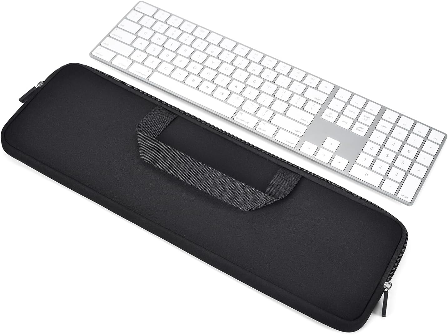 CASEDAO Magic Keyboard Sleeve Case, Padded Shockproof Protective Bag for 2024 Apple iMac 24 inch M4 M3 Magic Keyboard w/out Touch ID A2449 A2450,Wireless Magic Keyboard 2 MLA22LL/A A1644 Pouch for Mac