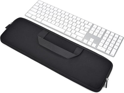 CASEDAO Magic Keyboard Sleeve Case, Padded Shockproof Protective Bag for 2024 Apple iMac 24 inch M4 M3 Magic Keyboard w/out Touch ID A2449 A2450,Wireless Magic Keyboard 2 MLA22LL/A A1644 Pouch for Mac