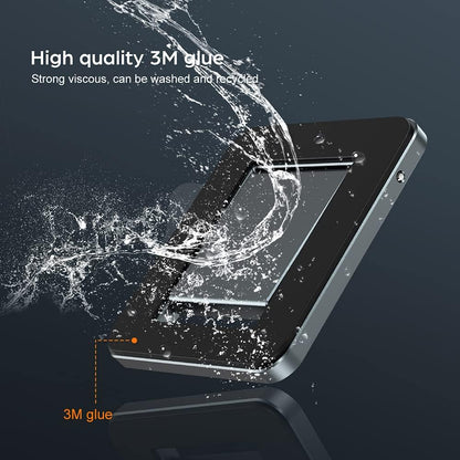 OATSBASF Mini Laptop Stand, Retractable Computer Stand, Portable Notebook Holder, Foldable Invisible Design Cooling Office Universal Non Slip, for MacBook Pro Air iPad Pro Air Surface Tablets (Silver)