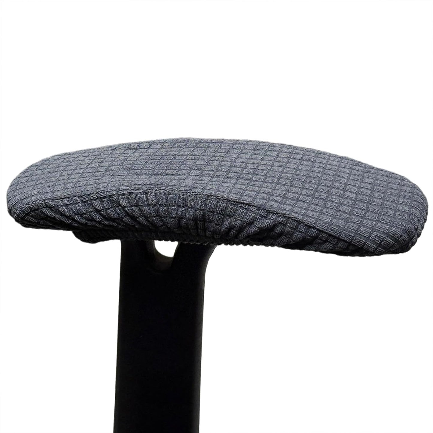 Melaluxe Stretch Office Chair Armrest Covers, Arm Rest Slipcovers (Black)