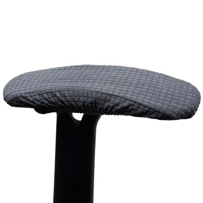 Melaluxe Stretch Office Chair Armrest Covers, Arm Rest Slipcovers (Black)