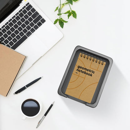 2 PCS 4x6 Memo Holder for Desk Paper Holder Black Wooden Memo Organizer for Desk Paper Tray Index Card Holder Fits 4 x 6 Index Card Cardstock Pads Note for Office School
