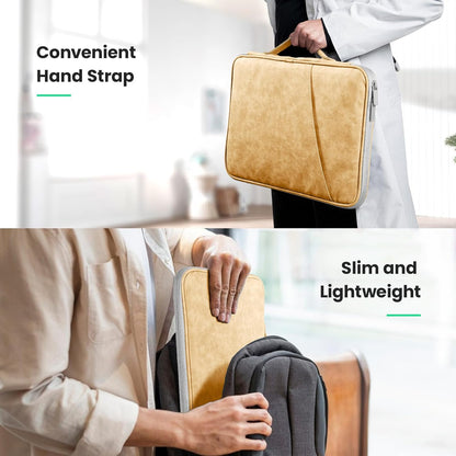 DTTO 9-11 Inch Tablet Sleeve Bag for iPad A16, iPad Air 11-inch M3 M2 / Air 5/4th Gen 10.9", iPad Pro 11 M4, iPad 10/9/8/7th Gen, Galaxy Tab A9+, Waterproof Travel Bag, Pink