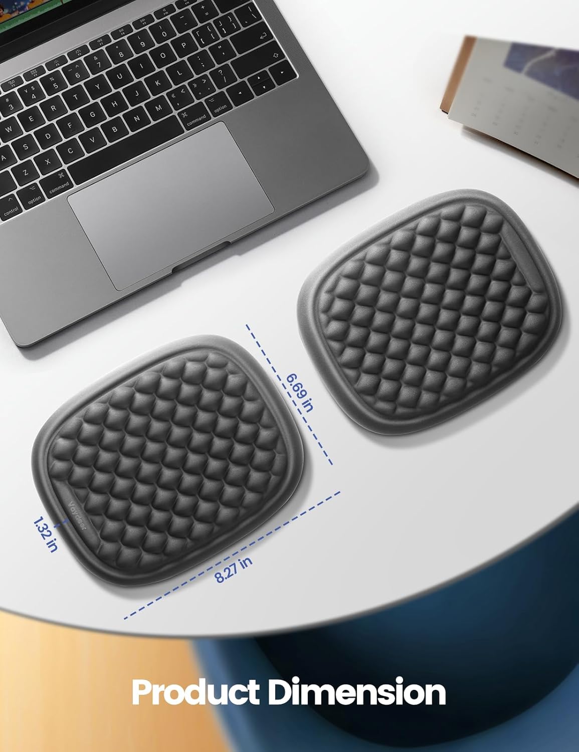 【Upgraded Larger and Thicker】Vaydeer Elbow Rest Pad 1pc, Desk Wrist Rest Memory Foam Armrest, Ergonomic Mouse Cushion Support, Wrist Pain Relief for Computer Laptop Working Typing Gaming Office Gadget