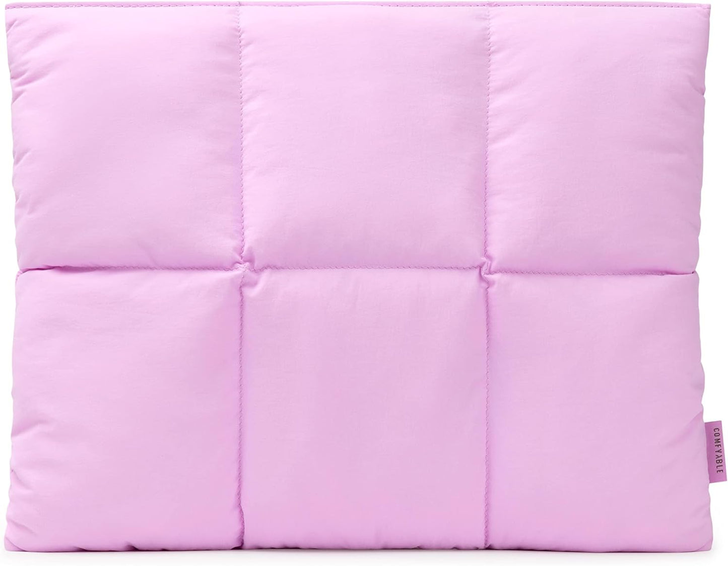 Comfyable Puffy Laptop Sleeve 13 Inch 14 Inch, Quilted Puffer Laptop Carrying Case for Women, Pillow Case Compatible with MacBook Air/Pro M5 M4 M3 M2 Pro/Max 2026, 13" MacBook Neo A18, Rice | Puffy