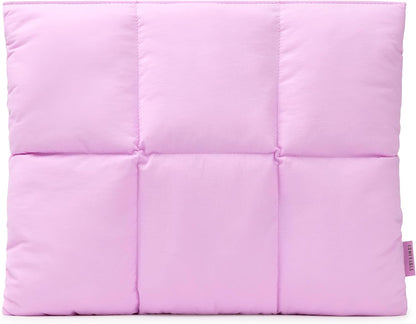 Comfyable Puffy Laptop Sleeve 13 Inch 14 Inch, Quilted Puffer Laptop Carrying Case for Women, Pillow Case Compatible with MacBook Air/Pro M5 M4 M3 M2 Pro/Max 2026, 13" MacBook Neo A18, Rice | Puffy