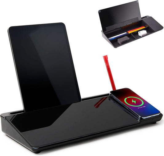 Desktop Dry Erase Board with Charger