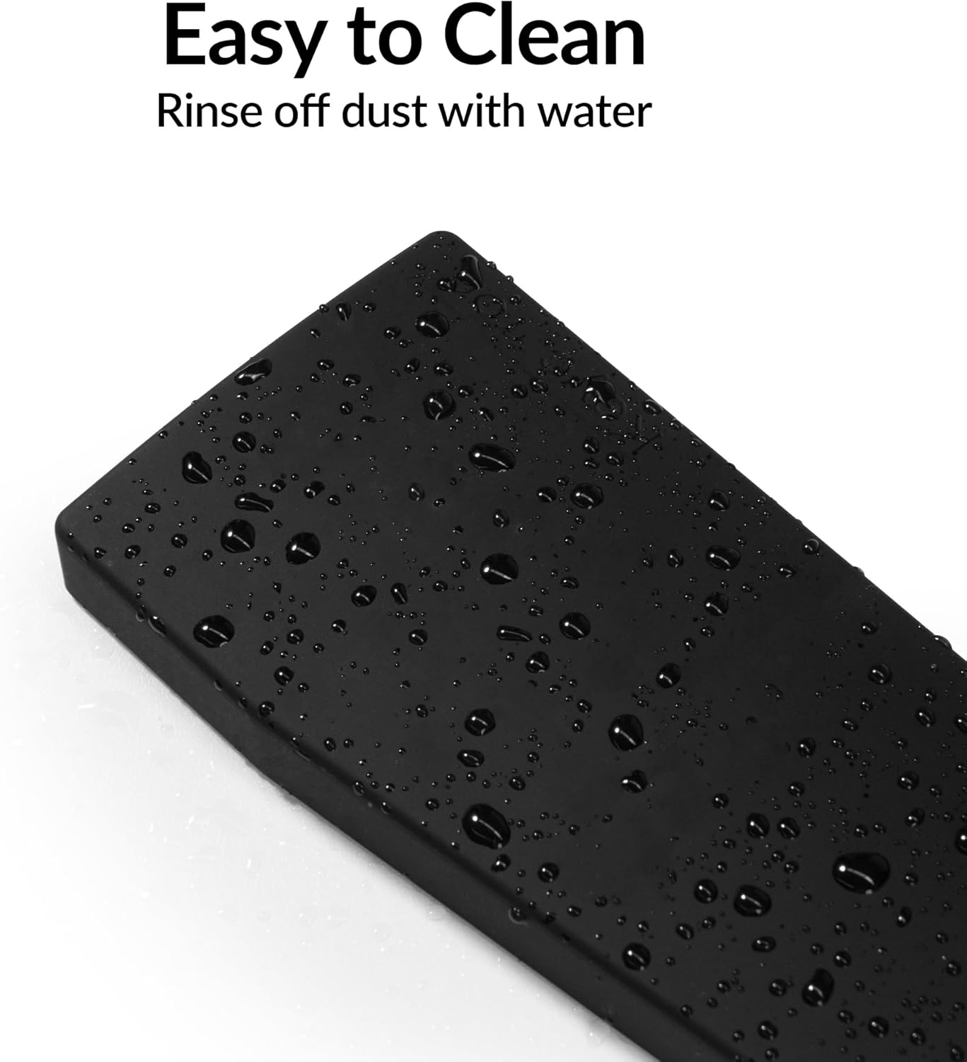Silicone Wrist Rest for Keychron K10 Pro / K10 Max/ K10 HE / Q6 / Q6 Pro / Q6 Max / Q6 HE / V6 / V6 Max, 17.6" Non-Slip Palm Rest, 100% Full-Sized Mechanical Keyboards Support with Typing Pain Relief