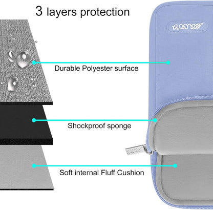 MOSISO Laptop Case 15 inch, 15 inch Laptop Sleeve Compatible with MacBook Air M5 A3448 M4 A3241 M3 A3114 M2 A2941 2026-2023, Dell XPS, Polyester Vertical Computer Sleeve Bag with Pocket, Black - Colors B