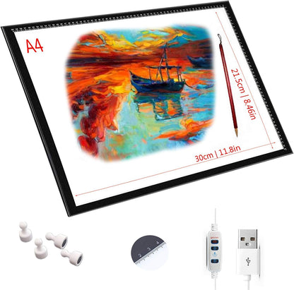 lqiflvc Extra Large Artist Light Box A0 Tracer LED Artcraft Tracing Pad Used 47in for Large-Scale Diamond Painting Production/Corporate Advertising Display/School Painting Works Display