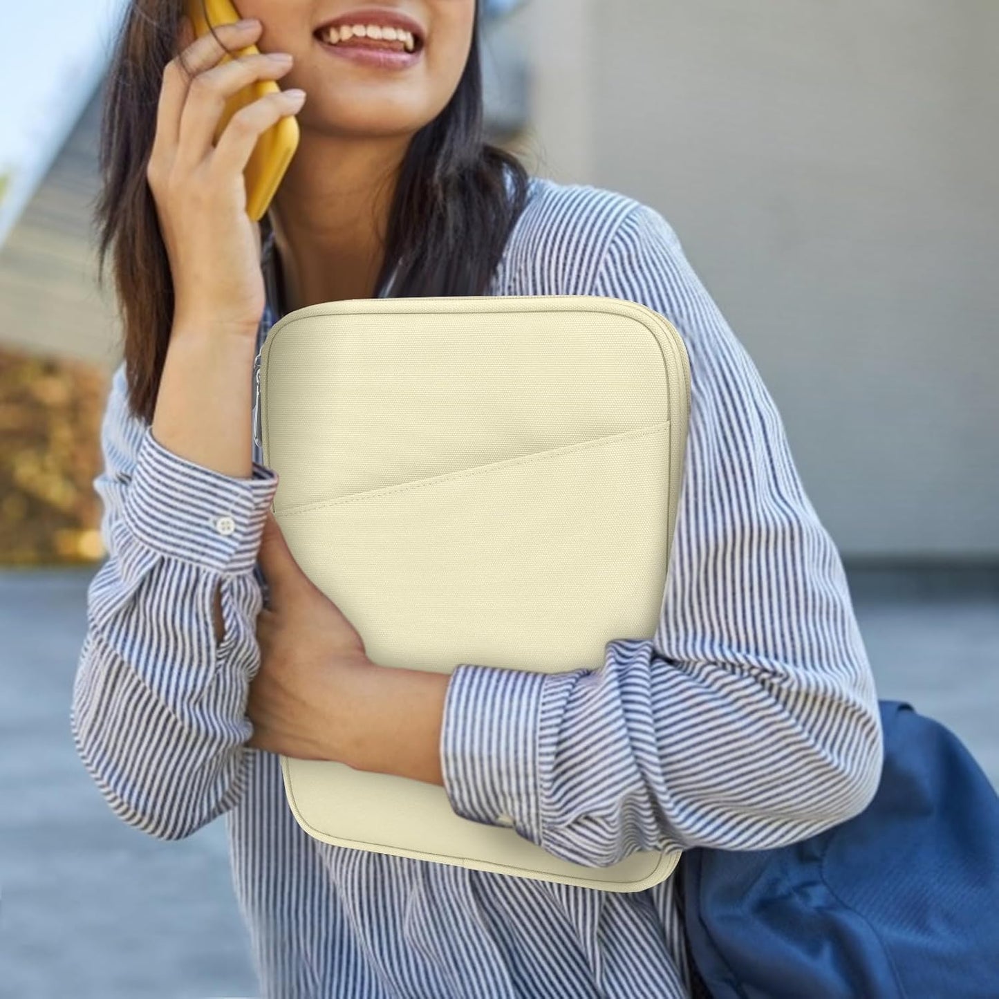 Dadanism 9-11" Tablet Sleeve Bag Carrying Case for iPad (A16) 11th Gen 11", iPad 10th Gen 10.9" Air 5/4, iPad Air M4/Pro 11", iPad 9/8/7th, Galaxy Tab A11+ Plus 11", Remarkable 2 10.3", Black