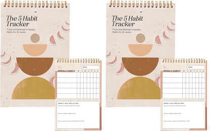 I Know Collection Weekly Habit Tracker Journal - 17-Week Goal Planner & Self-Care Journal - Spiral-Bound Wellness & Productivity Tracker - Daily, Weekly, and Monthly Habit Calendar