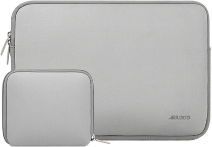 MOSISO Laptop Case 13.3 inch, 13-13.3 inch Laptop Sleeve Bag Compatible with MacBook Air/Pro 13/Pro 14 M5 M4 M3 M2 M1, HP Dell ASUS Lenovo, Neoprene Computer Sleeve Bag with Small Case, Baby Pink - Colors A